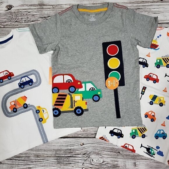 5T NWT Gymboree Travel Adventures T-Shirts Bundle of Three T-Shirts - Picture 1 of 15
